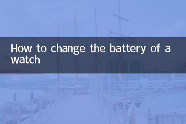 So wechseln Sie die Batterie einer Uhr
