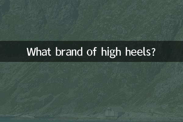 Qual marca de salto alto?