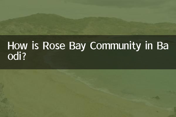 বাওডিতে রোজ বে কমিউনিটি কেমন আছে?
