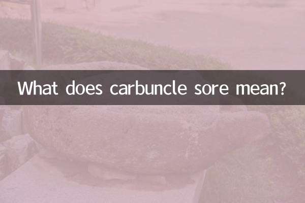 Que signifie l'escarboucle ?