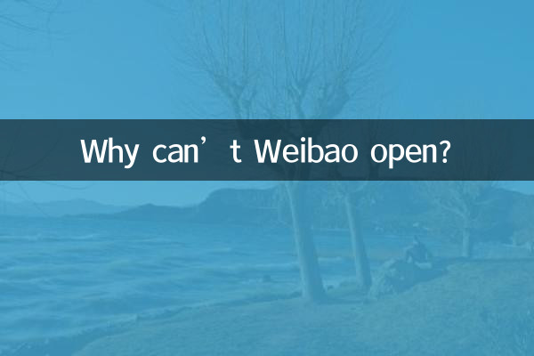 Why can’t Weibao open?