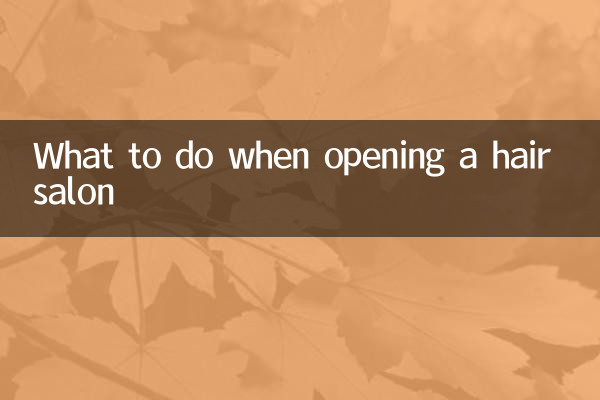 Que faire lors de l'ouverture d'un salon de coiffure