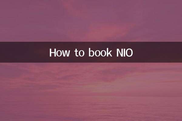 কিভাবে NIO বুক করবেন