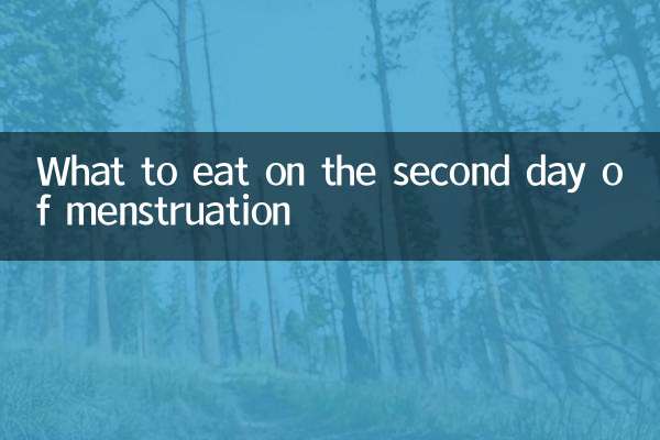 Que comer el segundo día de la menstruación.
