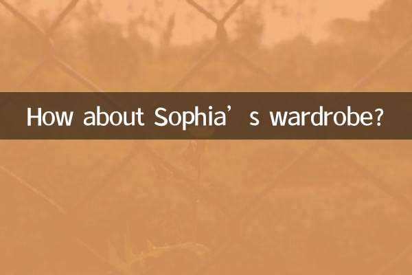 소피아의 옷장은 어때요?