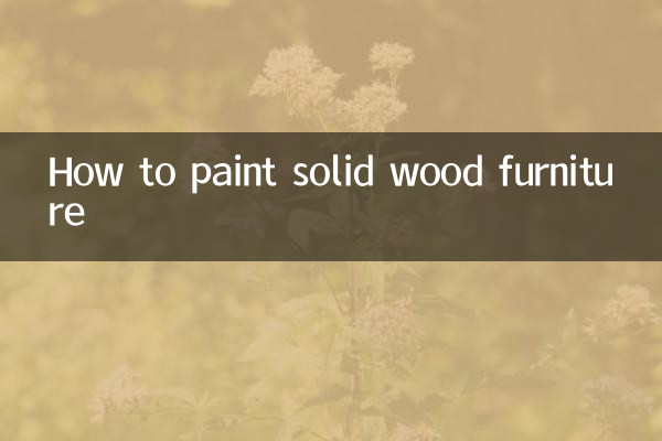 Come verniciare i mobili in legno massello