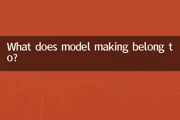 إلى ماذا ينتمي صنع النماذج؟