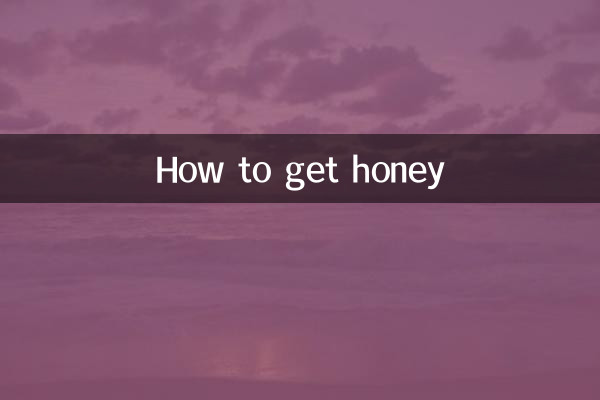 Como conseguir mel
