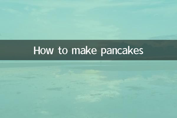 Wie man Pfannkuchen macht