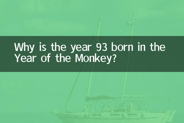 Why is the year 93 born in the Year of the Monkey?