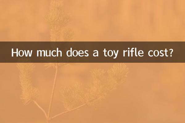 おもちゃのライフルの値段はいくらですか？