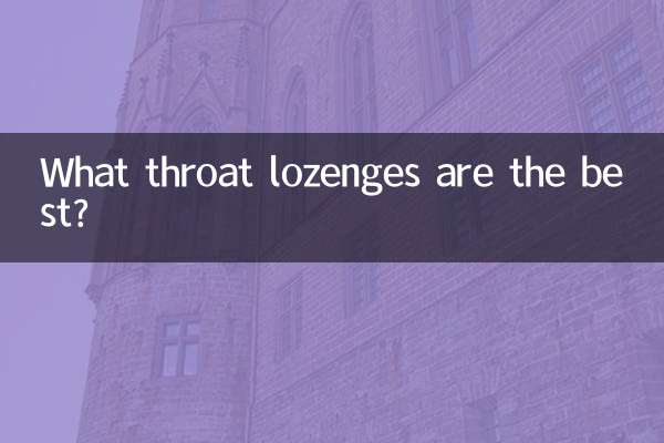 Quelles pastilles pour la gorge sont les meilleures ?