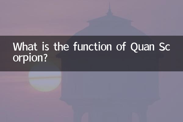 Qual é a função do Quan Scorpion?