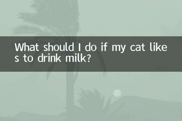 Que dois-je faire si mon chat aime boire du lait ?