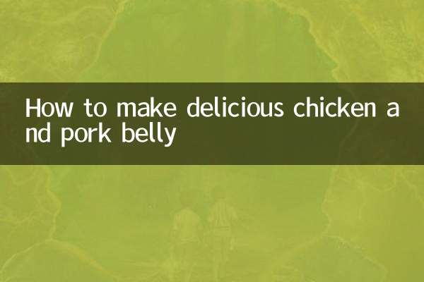 Как вкусно приготовить куриную и свиную грудинку