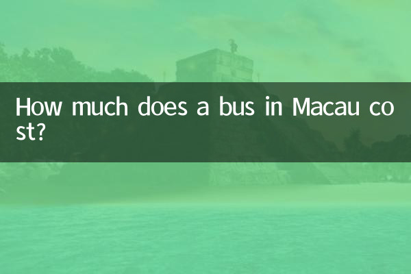 Wie viel kostet ein Bus in Macao?