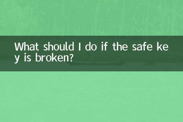 ¿Qué debo hacer si se rompe la llave de la caja fuerte?