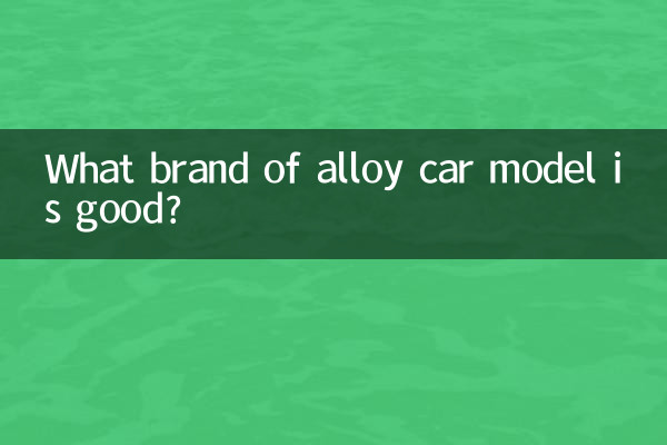 Quelle marque de modèle de voiture en alliage est la bonne ?