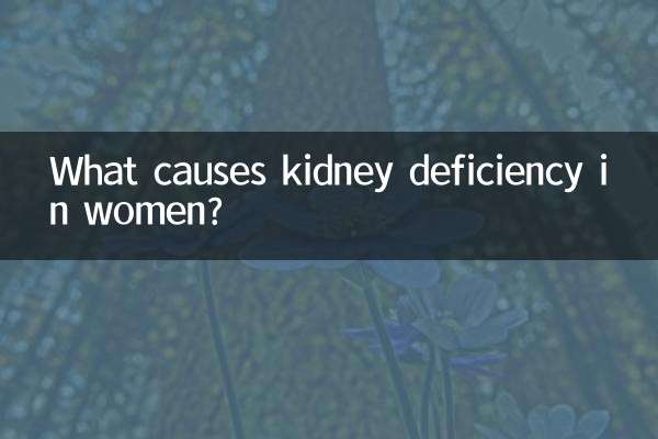 女人肾虚什么导致的