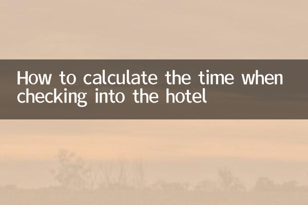 So berechnen Sie die Zeit beim Einchecken im Hotel