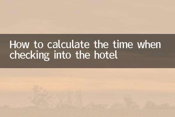 So berechnen Sie die Zeit beim Einchecken im Hotel