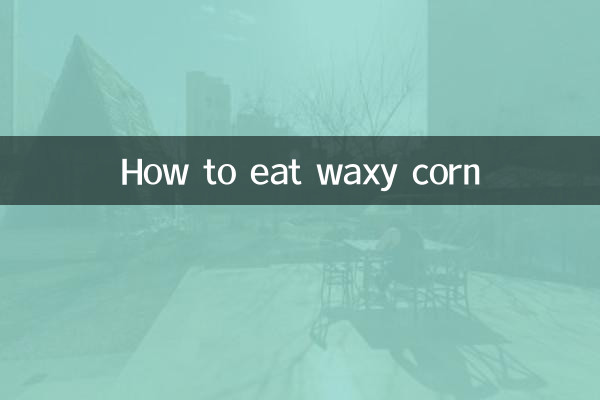 موم بتی مکئی کیسے کھائیں