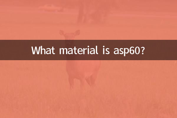 ASP60 کیا مواد ہے؟