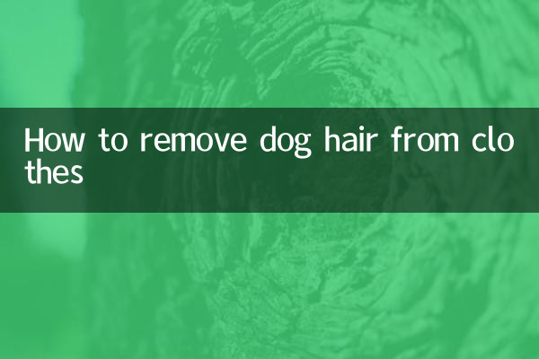 چگونه موهای سگ را از روی لباس پاک کنیم