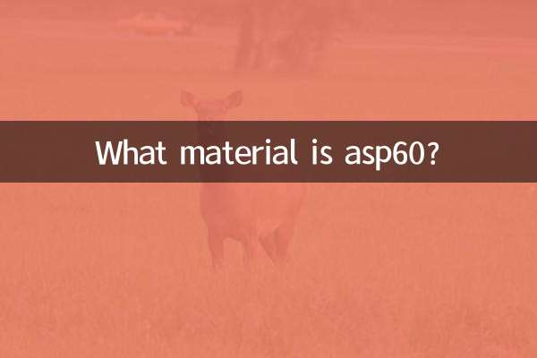 ASP60 کیا مواد ہے؟