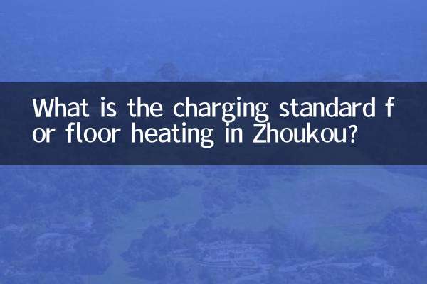 Каков стандарт платы за подогрев пола в Чжоукоу?