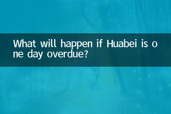 ¿Qué pasará si Huabei se retrasa un día?