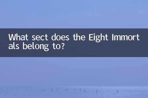 What sect does the Eight Immortals belong to?
