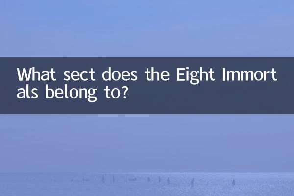 What sect does the Eight Immortals belong to?