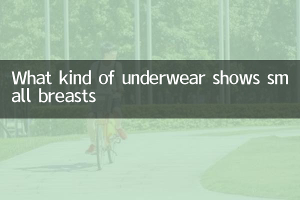Welche Art von Unterwäsche zeigt kleine Brüste?