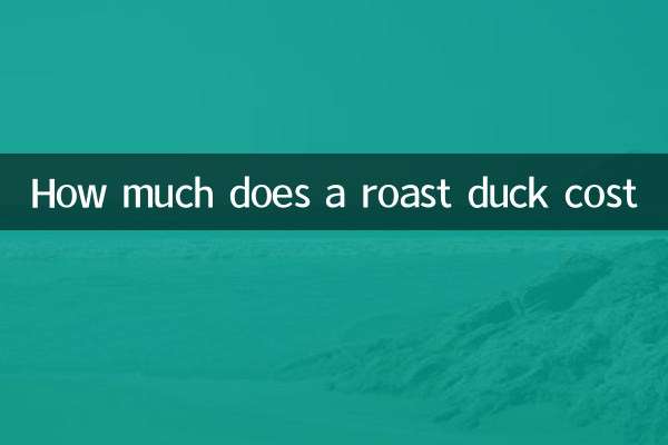 ¿Cuánto cuesta un pato asado?