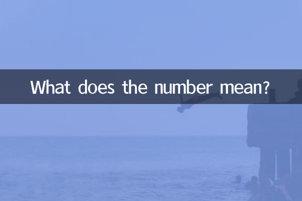 數字代表什麼意思能量