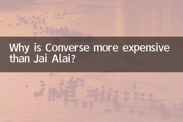 Warum ist Converse teurer als Jai Alai?