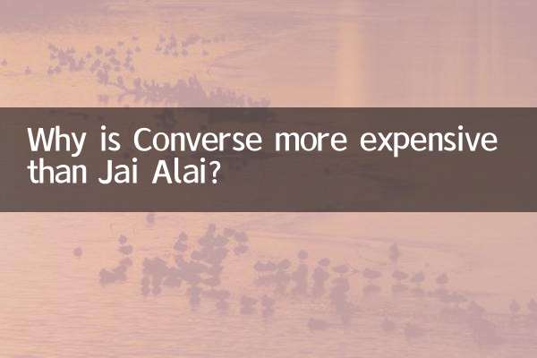 Warum ist Converse teurer als Jai Alai?