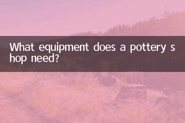 De quel équipement un atelier de poterie a-t-il besoin ?