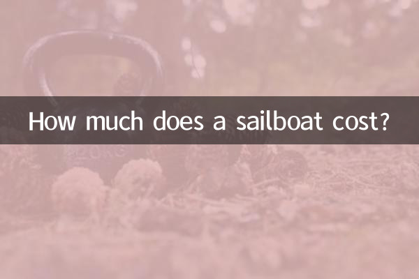 How much does a sailboat cost?