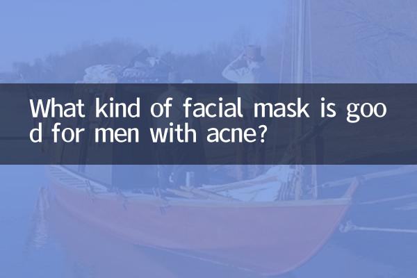 Welche Gesichtsmaske eignet sich für Männer mit Akne?