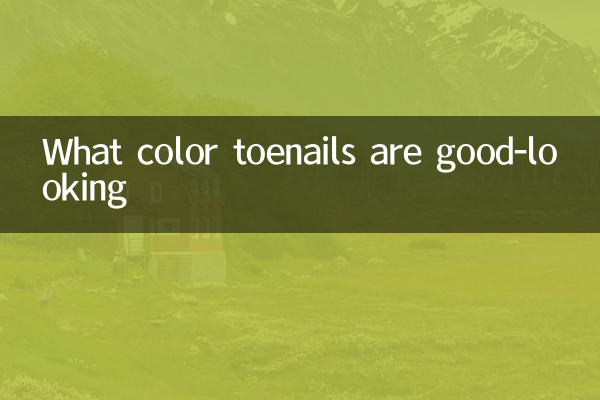 Welche Farbe sehen die Zehennägel gut aus?