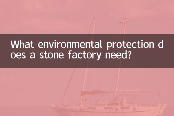 De que proteção ambiental uma fábrica de pedra precisa?