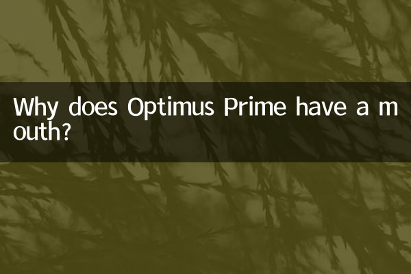 ¿Por qué Optimus Prime tiene boca?