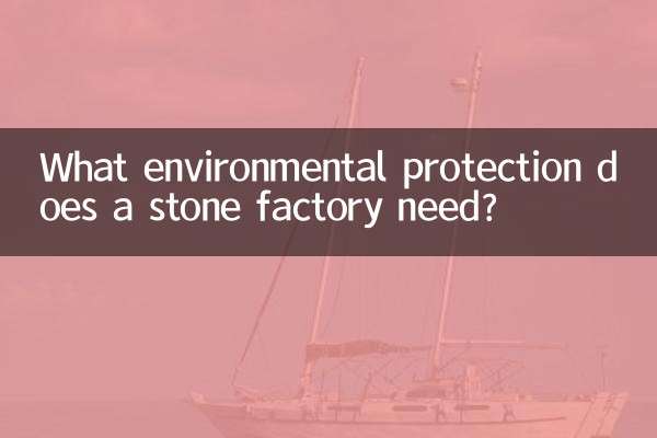 What environmental protection does a stone factory need?