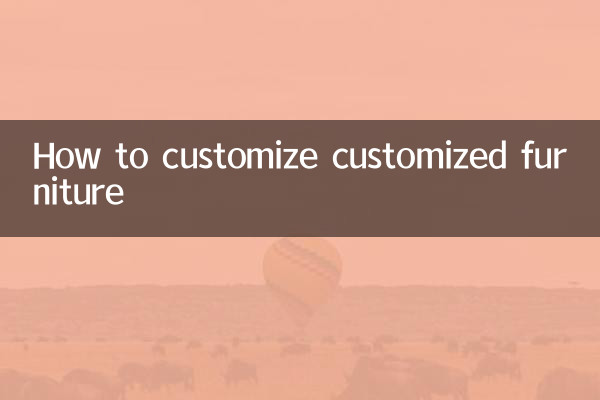 So individualisieren Sie individuelle Möbel