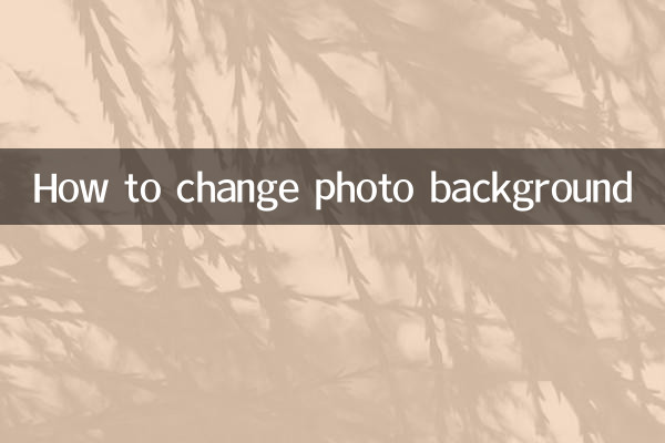 Come cambiare lo sfondo della foto