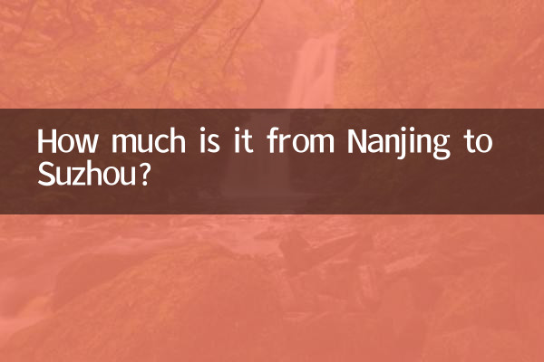 Quanto custa de Nanjing a Suzhou?