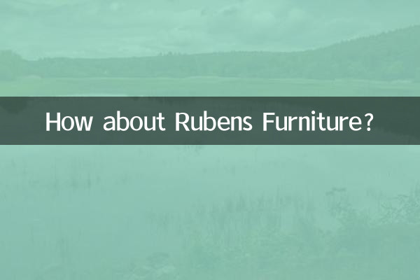 Wie wäre es mit Rubens-Möbeln?