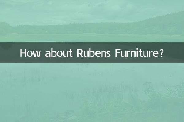 Wie wäre es mit Rubens-Möbeln?